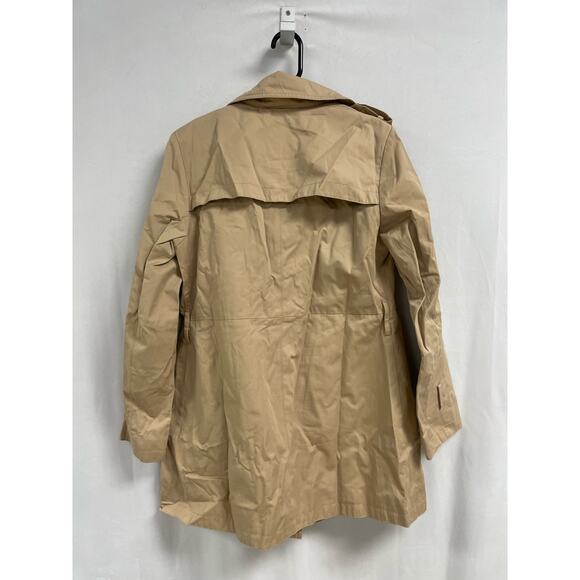 MICHAEL KORS Cotton Blend Double Breasted Trech Coat Khaki/Tan Medium - Picture 6 of 12